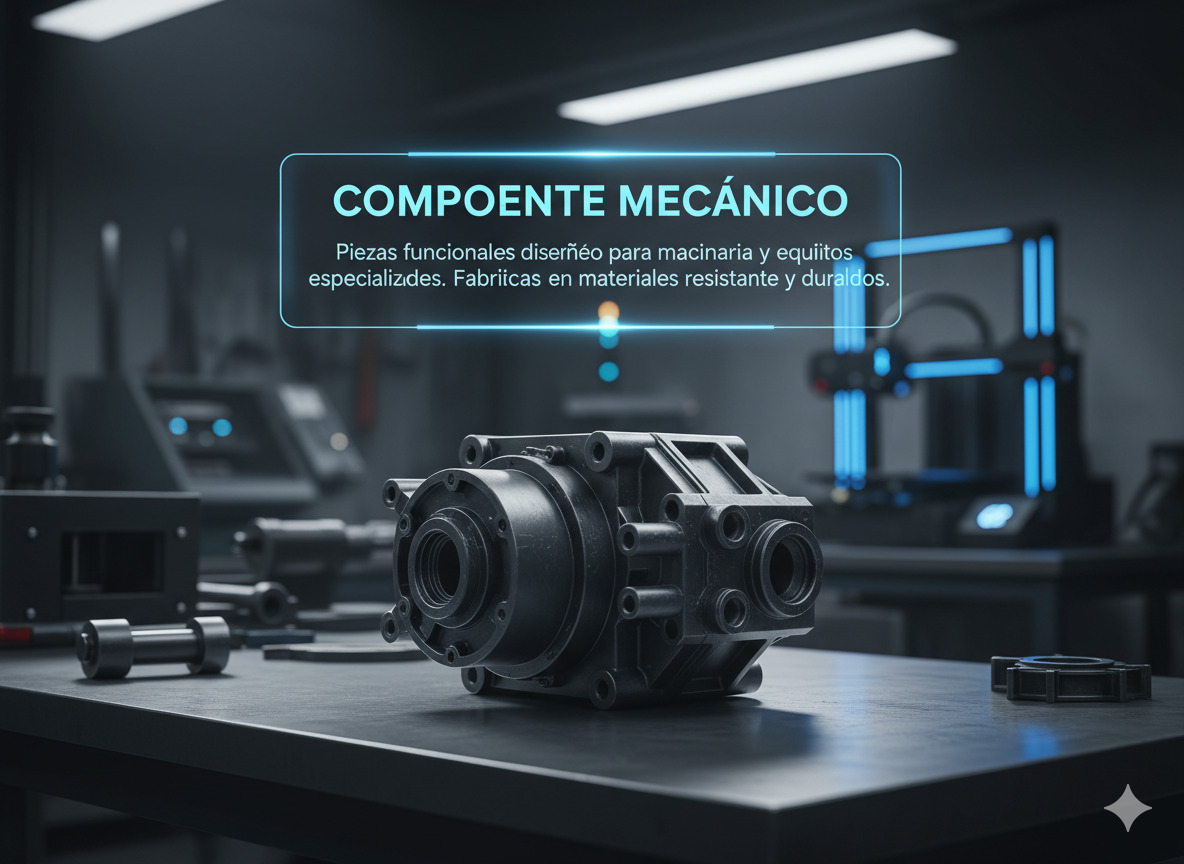 Componente mecánico de impresión 3D